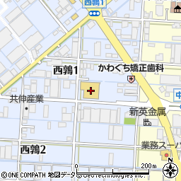 ゲンキー株式会社　中鶉店周辺の地図