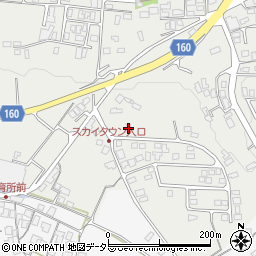 鳥取県西伯郡伯耆町大殿1883-5周辺の地図