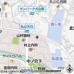 愛知県犬山市丸山天白町207周辺の地図