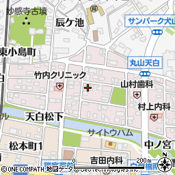 愛知県犬山市丸山天白町135周辺の地図