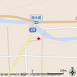 兵庫県養父市八鹿町八木2376周辺の地図