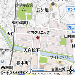 愛知県犬山市丸山天白町74周辺の地図