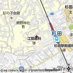 日産レンタカー杉田駅前ステーション周辺の地図