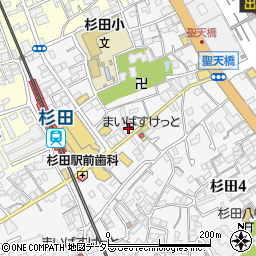杉田屋商店周辺の地図