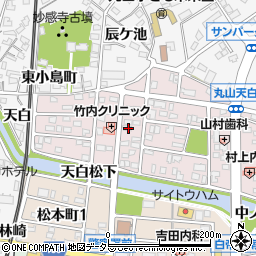 愛知県犬山市丸山天白町86周辺の地図