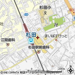モバイルピノ杉田店周辺の地図