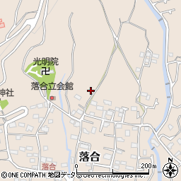 神奈川県秦野市落合221周辺の地図