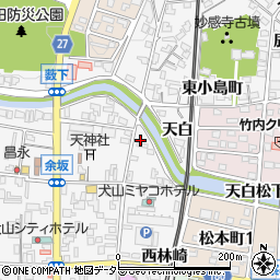 愛知県犬山市犬山東余坂15周辺の地図