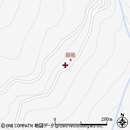 長野県飯田市上村下栗987周辺の地図