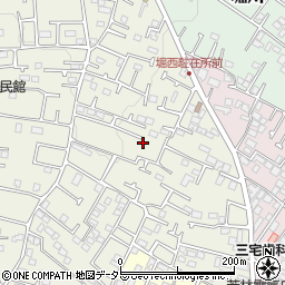 神奈川県秦野市堀西889-8周辺の地図