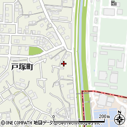 神奈川県横浜市戸塚区戸塚町661-3周辺の地図