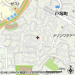 神奈川県横浜市戸塚区戸塚町1905-21周辺の地図