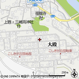 鳥取県西伯郡伯耆町大殿1218-25周辺の地図