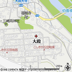 鳥取県西伯郡伯耆町大殿1218-22周辺の地図