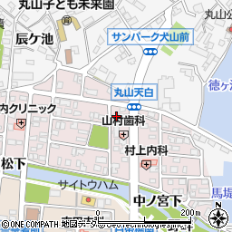 愛知県犬山市丸山天白町178周辺の地図