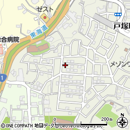 神奈川県横浜市戸塚区戸塚町1905-7周辺の地図