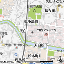 愛知県犬山市丸山天白町22周辺の地図