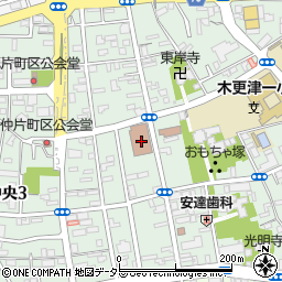 木更津郵便局周辺の地図