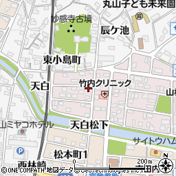 愛知県犬山市丸山天白町25周辺の地図