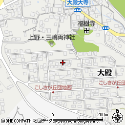 鳥取県西伯郡伯耆町大殿1427-3周辺の地図