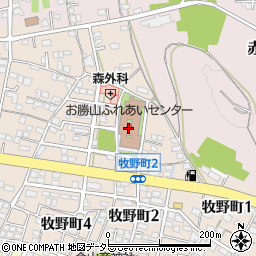 大垣市役所お勝山ふれあいセンター　養老華園周辺の地図