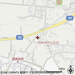 鳥取県西伯郡伯耆町大殿1873-3周辺の地図