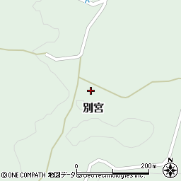 兵庫県養父市別宮598周辺の地図