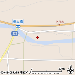 兵庫県養父市八鹿町八木2793周辺の地図