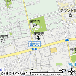 花養寺周辺の地図