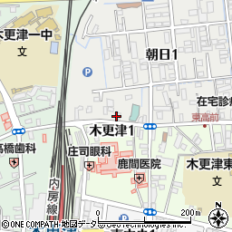 チケパ木更津駅前第３駐車場周辺の地図