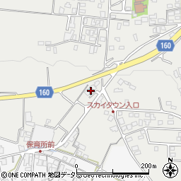 鳥取県西伯郡伯耆町大殿1873-4周辺の地図