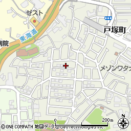 神奈川県横浜市戸塚区戸塚町1905-18周辺の地図
