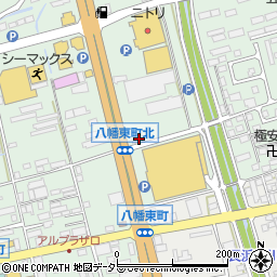山月長浜東店周辺の地図