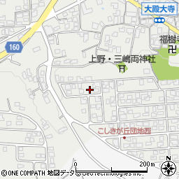 鳥取県西伯郡伯耆町大殿1507-14周辺の地図
