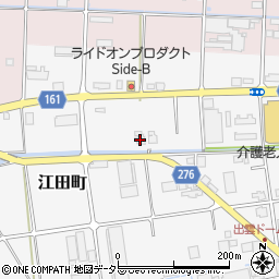 島根県出雲市江田町64周辺の地図