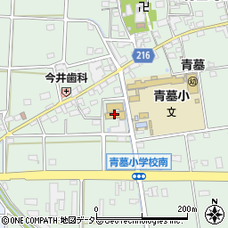 大垣市役所　青墓幼保園周辺の地図