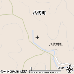 京都府綾部市八代町段周辺の地図