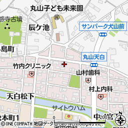 愛知県犬山市丸山天白町152周辺の地図