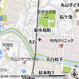 愛知県犬山市丸山天白町20周辺の地図