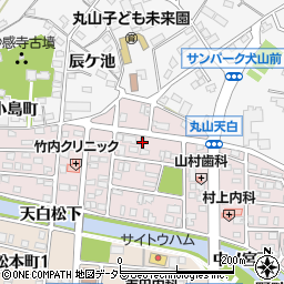 愛知県犬山市丸山天白町153周辺の地図