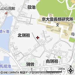 愛知県犬山市犬山北別祖83周辺の地図