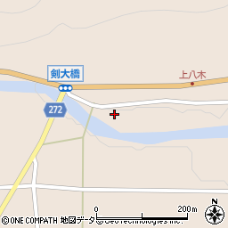 兵庫県養父市八鹿町八木2790周辺の地図