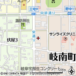 日建ヘルスメディカル（株）岐阜南周辺の地図