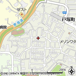 神奈川県横浜市戸塚区戸塚町1905-4周辺の地図