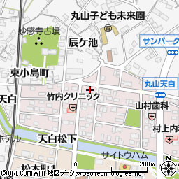 愛知県犬山市丸山天白町96周辺の地図