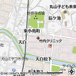 愛知県犬山市丸山天白町8周辺の地図