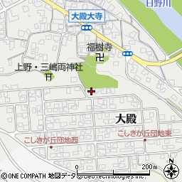 鳥取県西伯郡伯耆町大殿1218-37周辺の地図