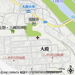 鳥取県西伯郡伯耆町大殿1218-34周辺の地図