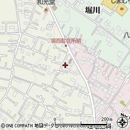 神奈川県秦野市堀西921-3周辺の地図