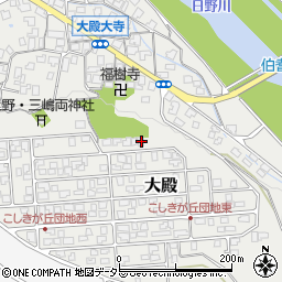 鳥取県西伯郡伯耆町大殿1218-33周辺の地図